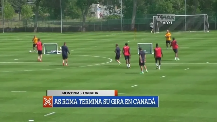 La Roma realizó su último entrenamiento antes de finalizar su gira americana