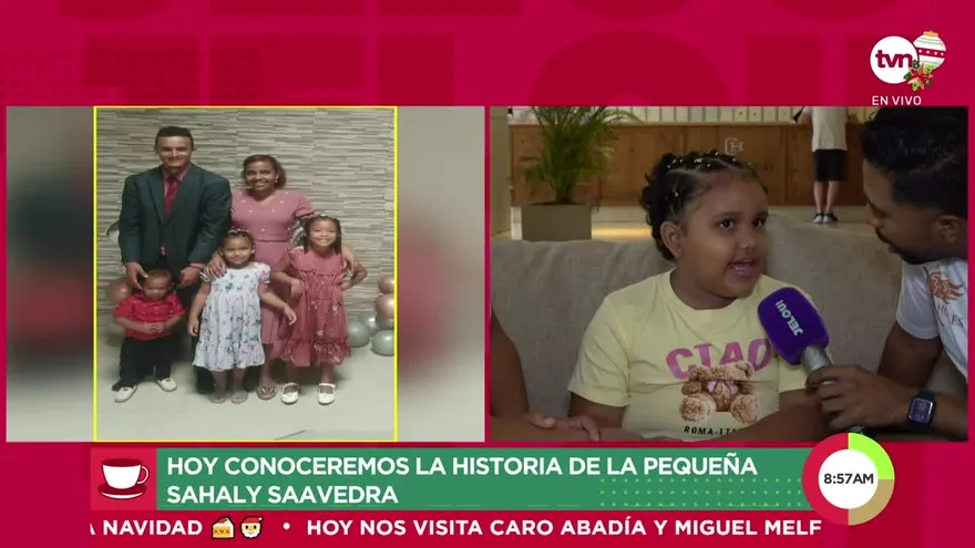 Hoy conoceremos la historia de la pequeña Sahaly Saavedra