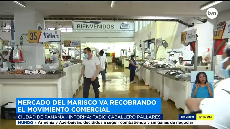 Mercado del Marisco empieza a recuperar el movimiento comercial