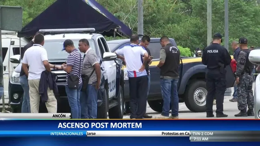Preparan actos de despedida de los policías asesinados en Chilibre