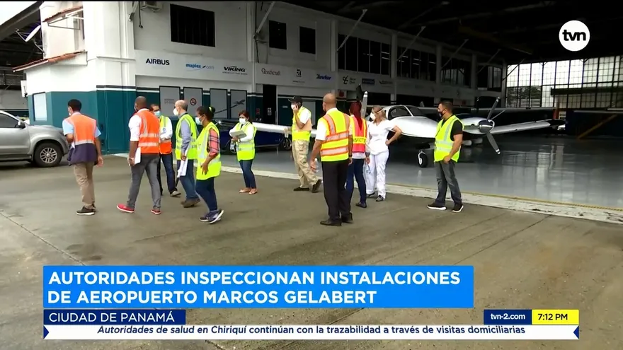 Autoridades inspeccionan instalaciones de Aeropuerto Marcos A. Gelabert