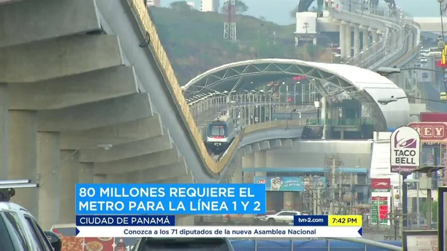 Aumentará subsidio para mantenimiento de las dos líneas del Metro