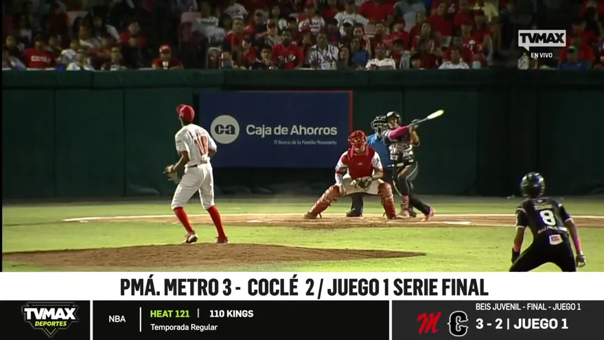 La Fiesta del Boom. Metro vs Coclé (Béisbol Juvenil- Serie Final Juego 1)