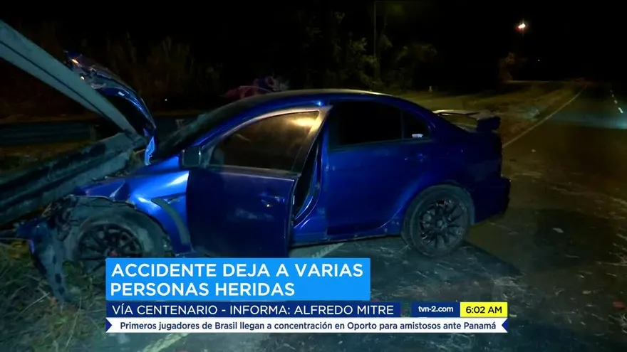 Accidente deja varios heridos en Loma Cová