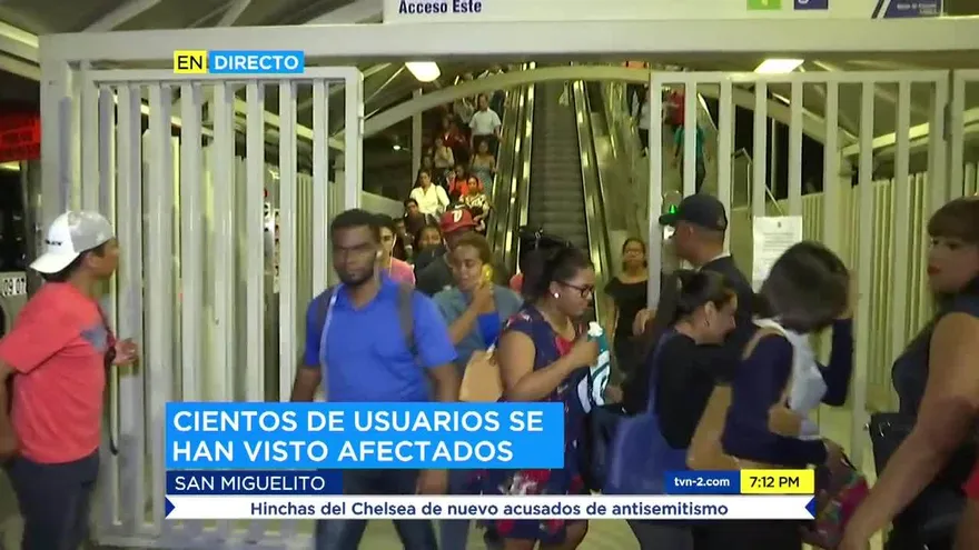 Metro de Panamá suspende operaciones