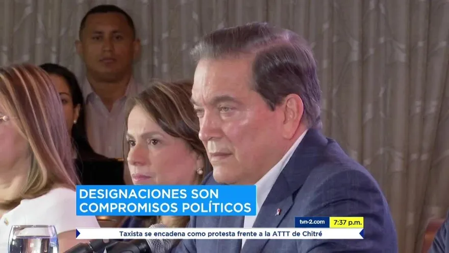 Cortizo designa a diputados que no se reeligieron a otros puestos públicos