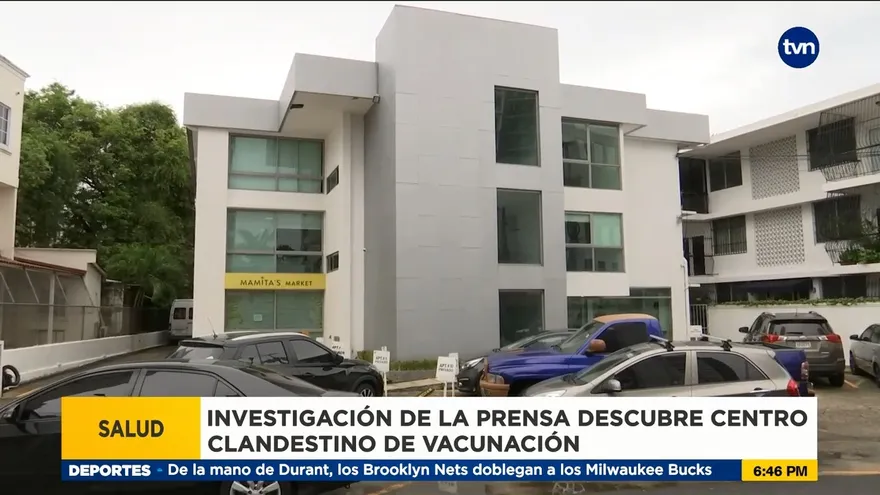 Publicación periodística reporta centro de vacunación clandestino