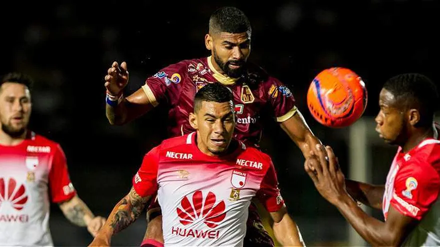 "Gavilán" Gómez fue titular en el partido con el Tolima.