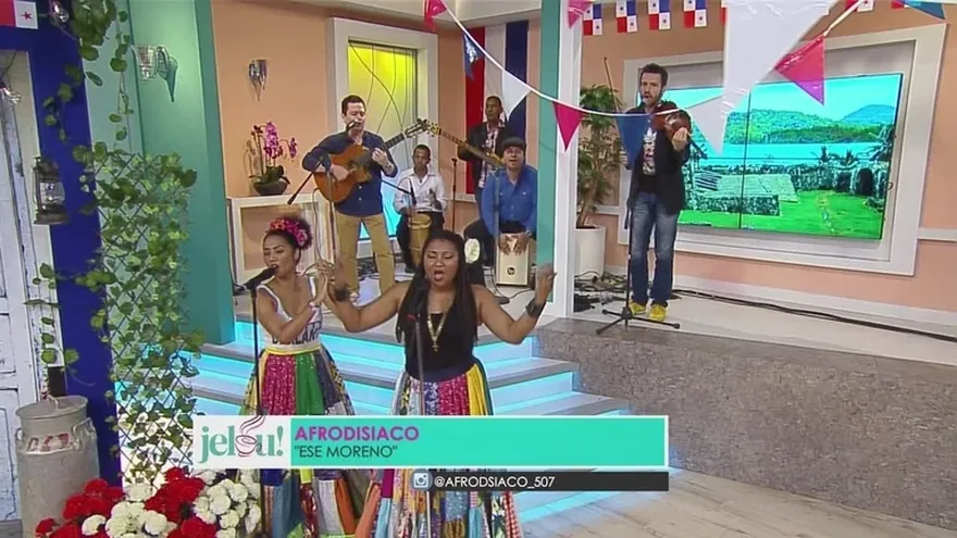 Afrodisíaco  estuvo en Jelou y llenaron el set de música