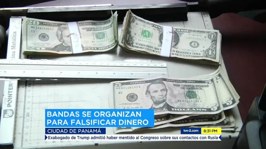 Falsificadores de dinero, al acecho