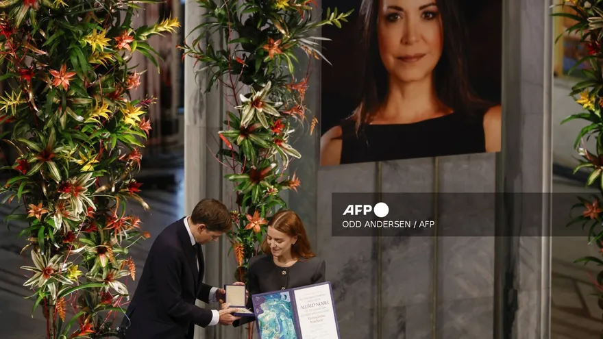 Entrega del Premio Nobel de la Paz a María Corina Machado