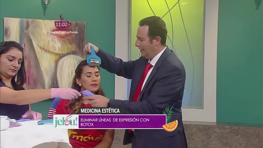 Presentadora de Jelou se puso bótox en vivo. ¡Carla es una valiente!