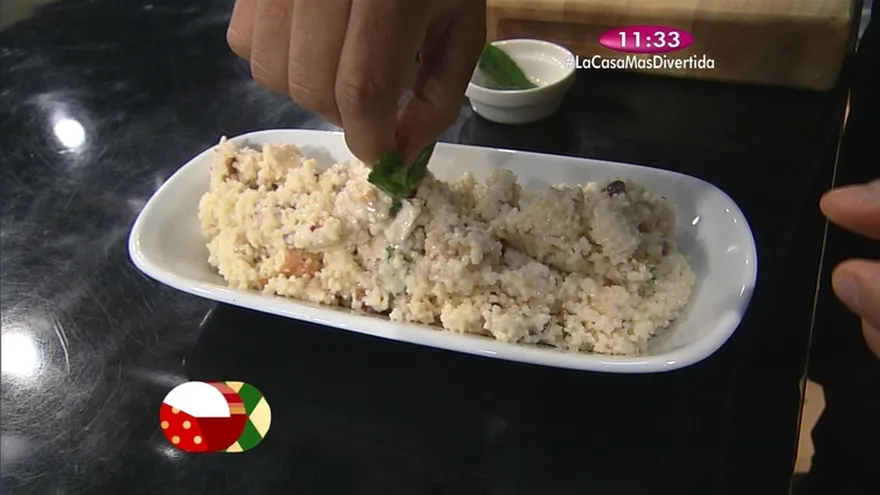 Receta - Cous Cous con pollo y frutas secas