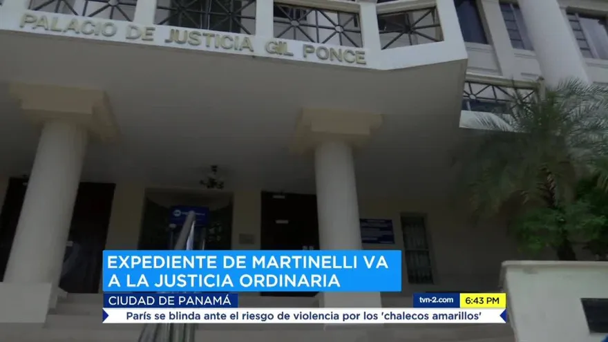 CSJ declina competencia del caso de Martinelli
