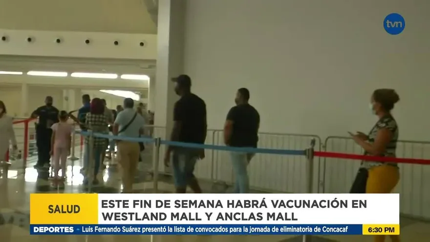 Vacunación en Panamá Oeste este fin de semana