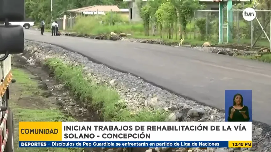 Reparan carreteras hacia escuela de El Solano en Chiriquí