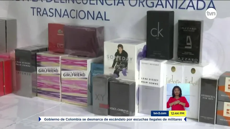 Incautan perfumes falsificados y droga en frontera con Costa Rica