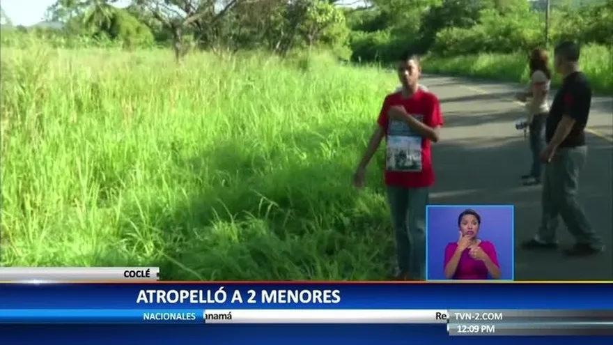 Continúan investigaciones en Coclé tras atropello de 2 menores