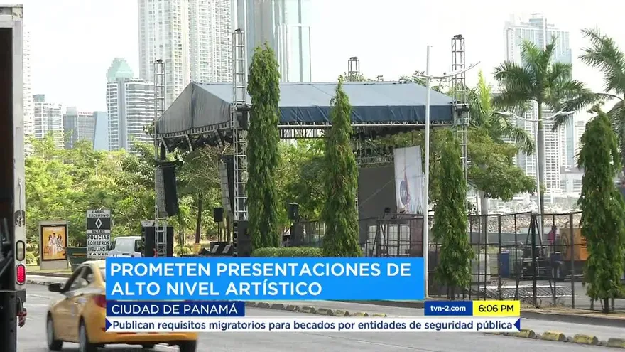 Ultiman detalles para carnavales en la Cinta Costera