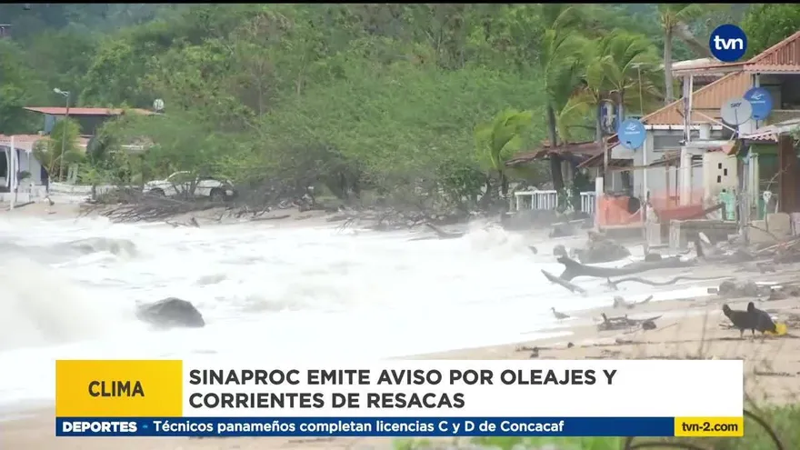 Mantienen aviso de prevención por vientos y oleajes