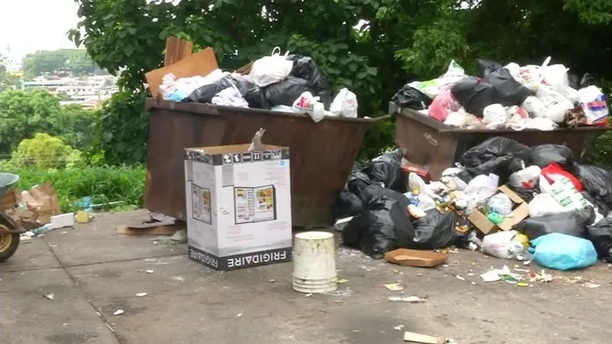 Problema con la recolección de la basura en la capital