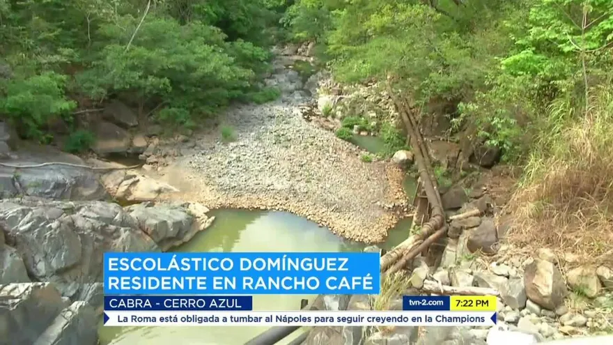 Preocupa bajo nivel de los ríos en Panamá Este