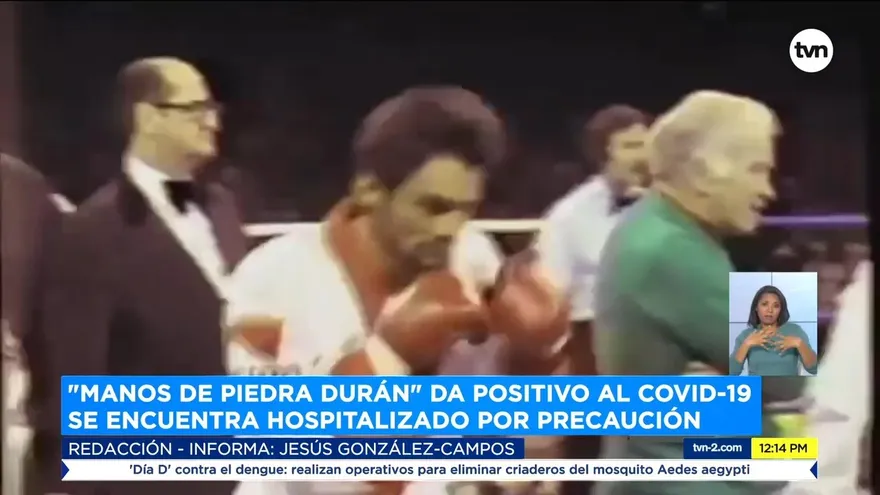 Roberto Durán ingresa a un hospital debido a cuadro gripal