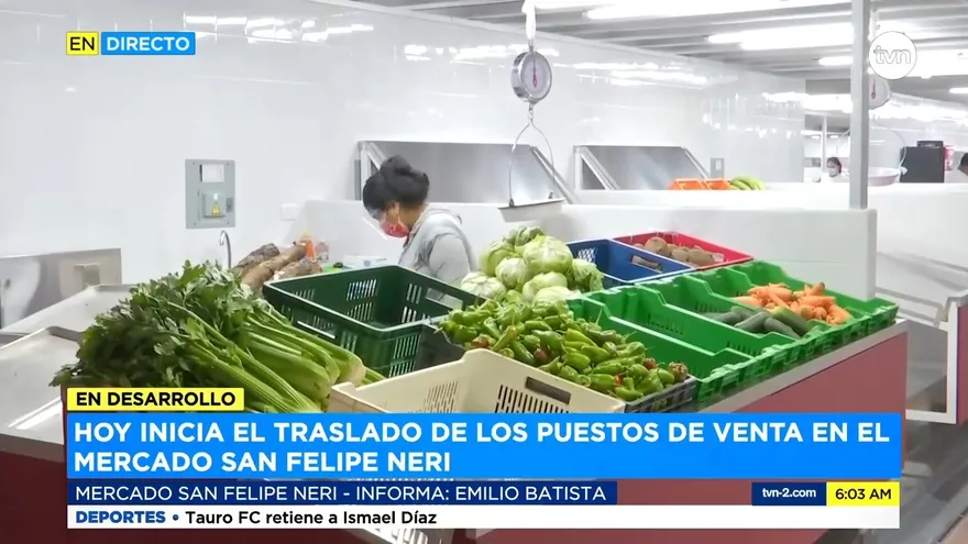 Inicia traslado de puestos de venta en el mercado San Felipe Neri