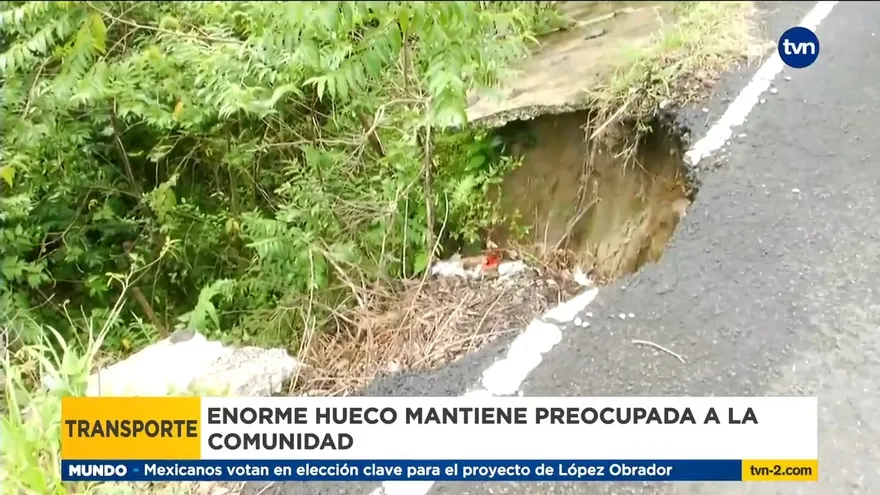 Piden reparación de vía al Valle de Antón