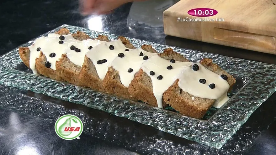 Receta - Budín de Pera