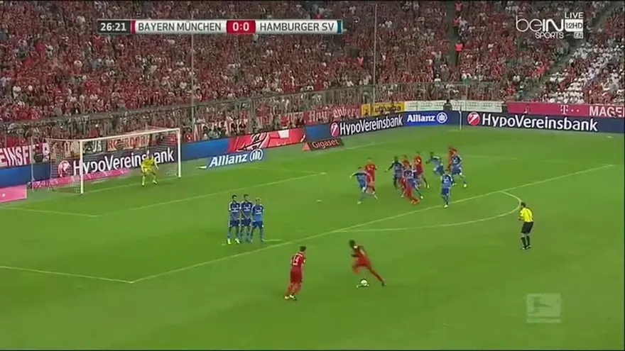 Bayern Munich aplastó 5 - 0 al Hamburger SV