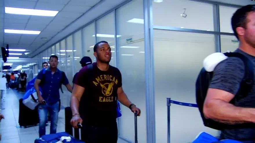 Llegada de Selección de Colombia para eliminatorias del Clásico Mundial