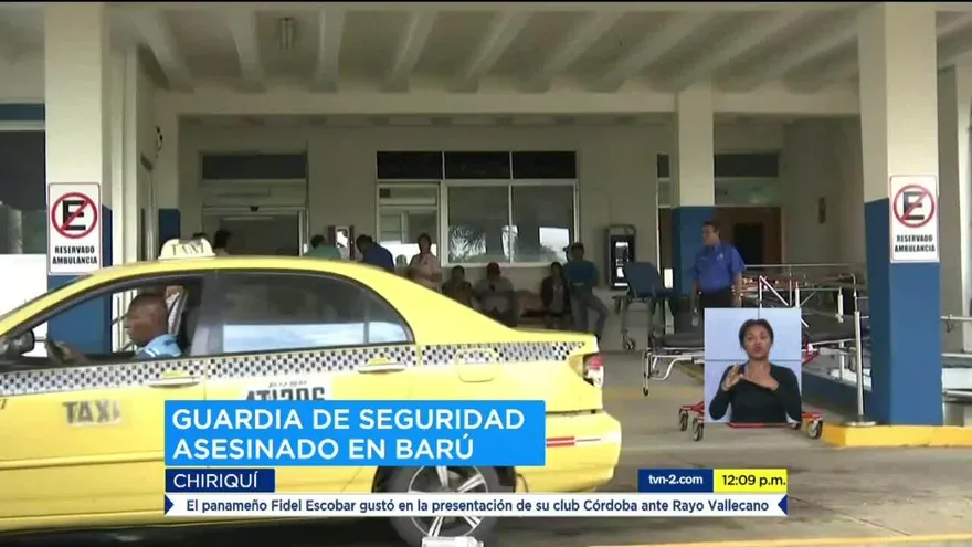 Fallece seguridad que recibió un disparo en Chiriquí
