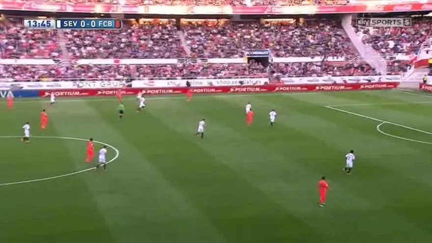 Sevilla sacó empate al Barcelona