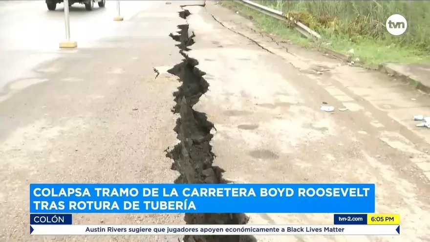 El MOP evalúa daños en la vía Transístmica.