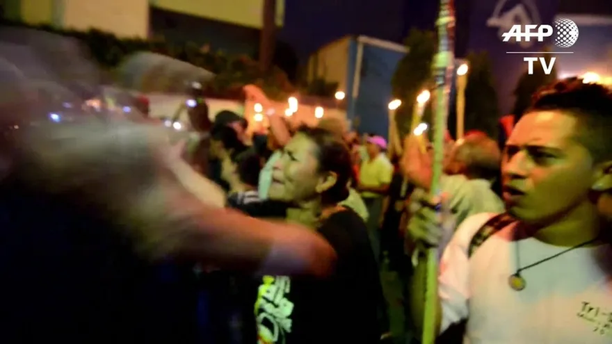 Hondureños marchan contra la corrupción