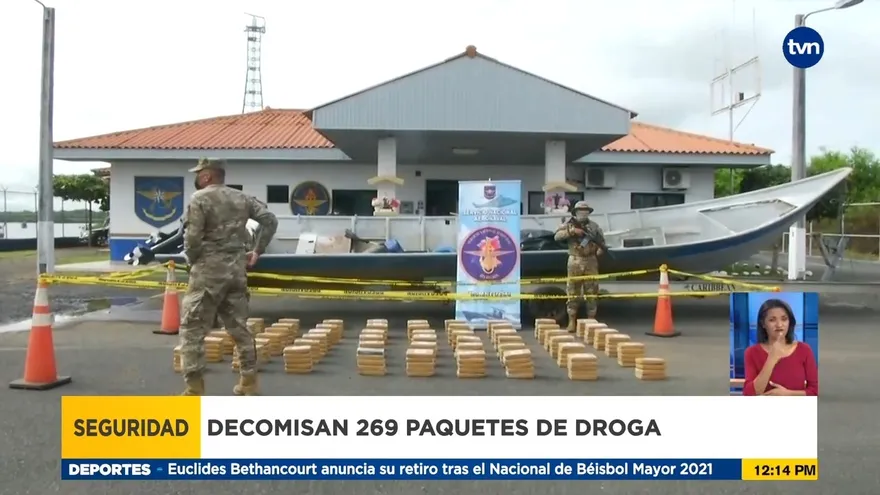 Decomisan más de 200 paquetes de droga en Los Santos