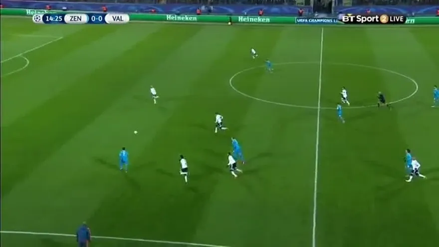 El Valencia se quedó congelado en San Petersburgo