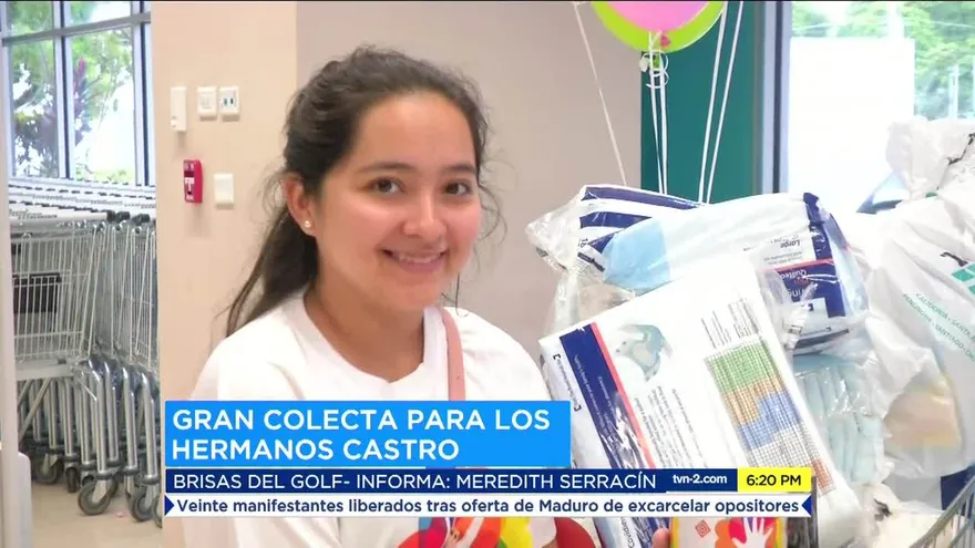 Colecta en beneficio de hermanos Castro se realizó en varios puntos del país.