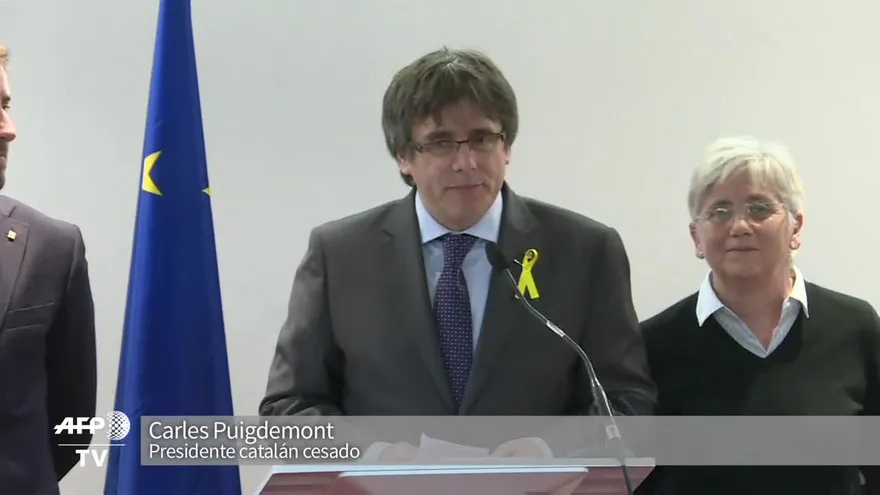 Líder independentista catalán anuncia que seguirá en Bélgica