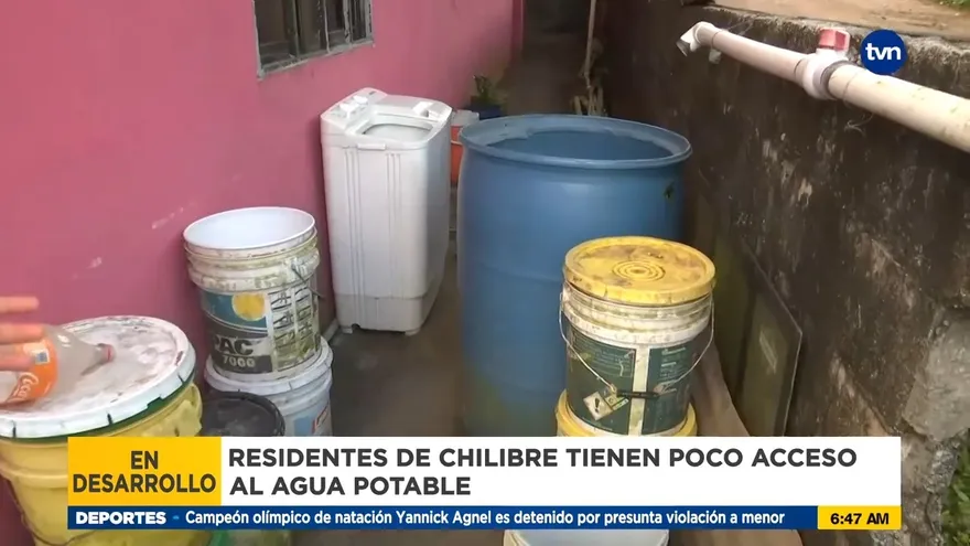 Residentes en Chilibre exigen agua potable