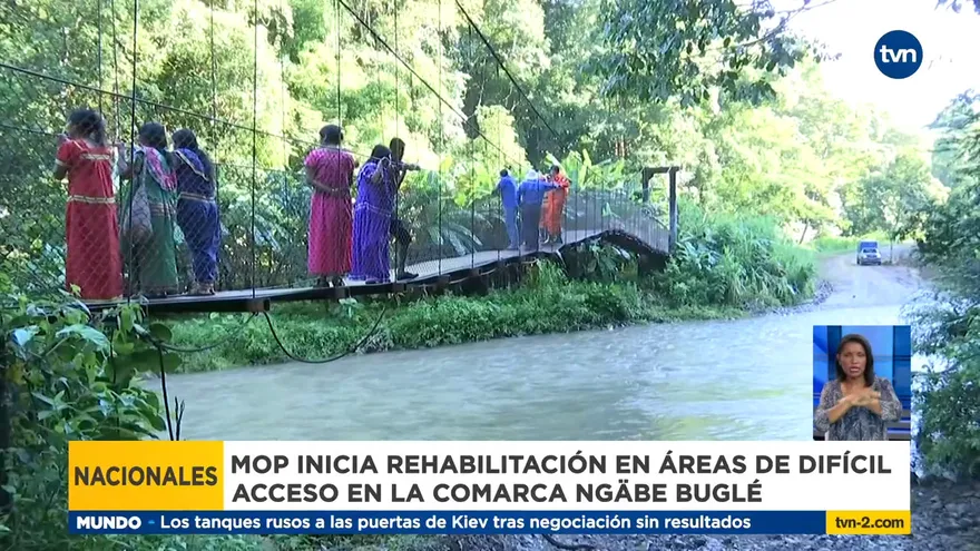 Inician rehabilitación de puentes en áreas de la comarca Ngäbe Buglé