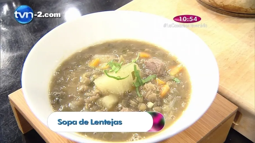 Receta - Sopa de lentejas