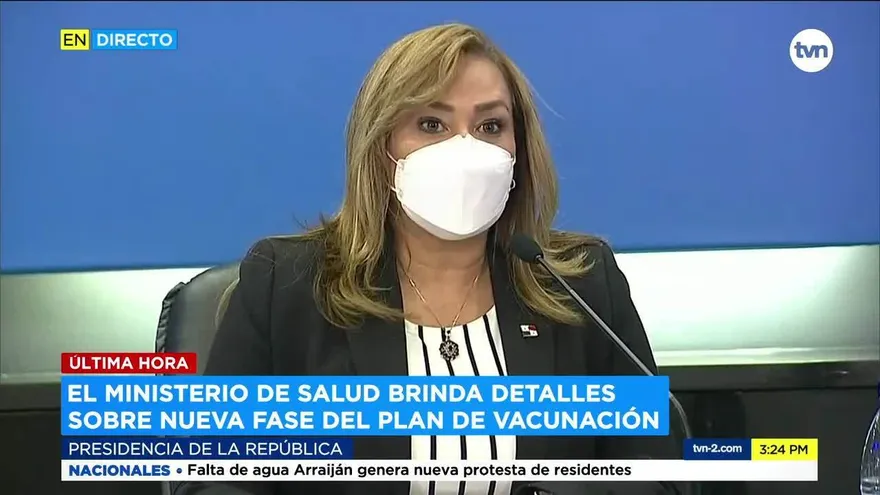 Ministra Consejera de Salud anuncia las fases del plan de vacunación