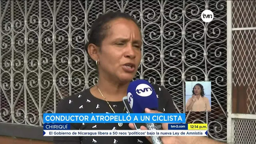 Piden investigar atropello de ciclista en Chiriquí, responsable se fugó