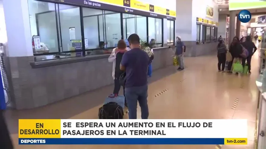 Transportistas en terminal de Albrook esperan mayor afluencia de viajeros