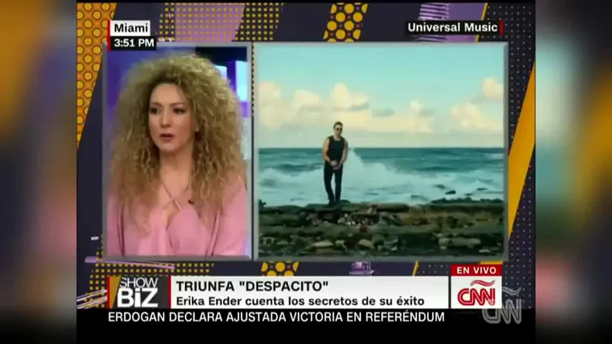 "Despacito" le cambia la vida a Erika Ender