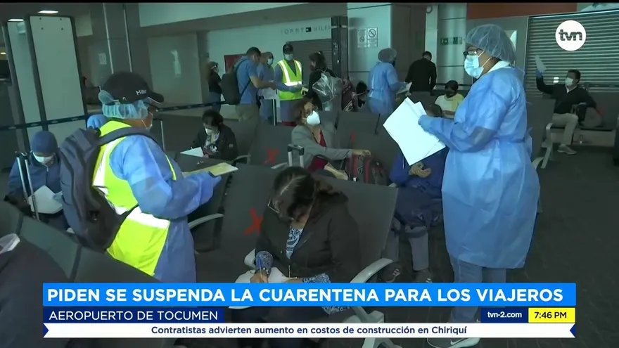 Piden se suspenda la cuarentena para los viajeros