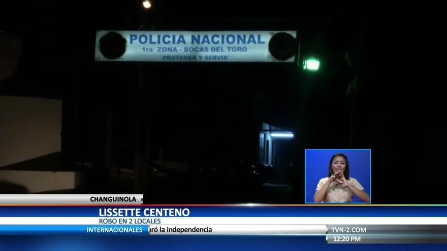 Roban dos comercios en Bocas del Toro