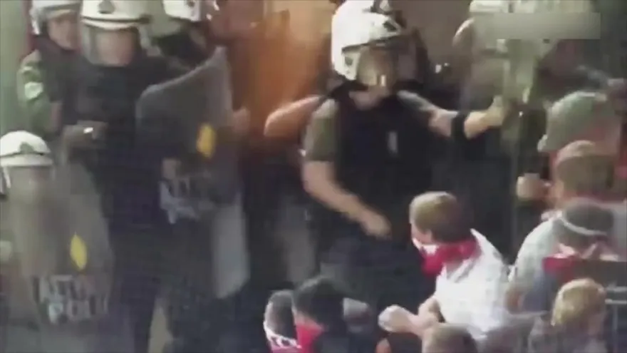 Golpean a los hinchas del Bayern Munich